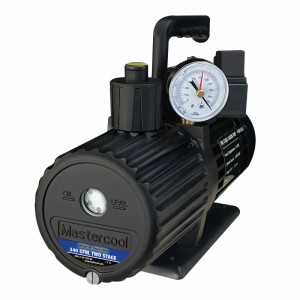 Mastercool 6 CFM Vacuum Pump with vac gauge & solenoid