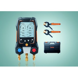 testo 550s Smart Manifold Set - Wireless Temp Probes & Case