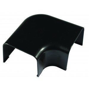 Clima Plus Black 90 Degree Horizontal Elbow 90 x 65