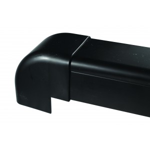 Clima Plus Black External Elbow 90 x 65