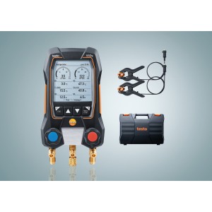 testo 550s Basic Manifold Set - Cable temp probes & Case