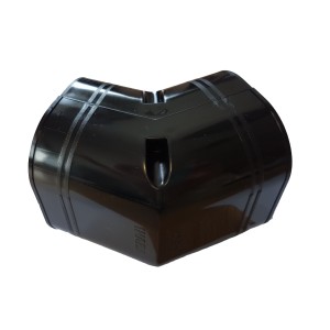 Inaba Denko Black 75mm Vertical elbow 45 deg