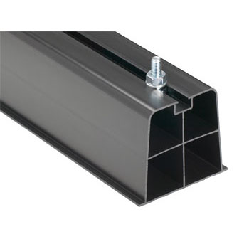 Black Unit Mounting Block - 450mm