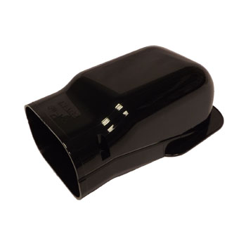 Inaba Denko Black 75mm Wall Inlet