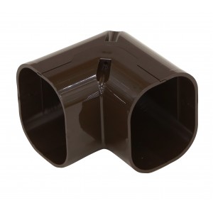 Inaba Denko Brown 75mm 90 deg Vertical Elbow