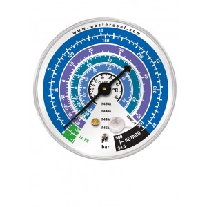 Mastercool 80mm Low Side Gauge R455A/R448A/ R