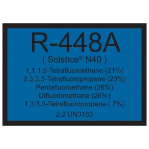 Refrigerant ID Labels (pack 10) 75 x 100mm - 