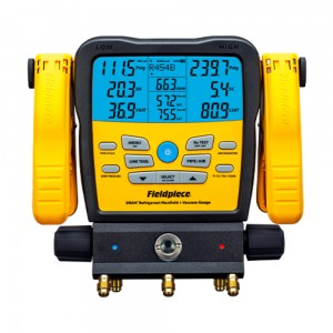 Fieldpiece SM382VINT 3 Port SMAN Manifold With Micron Gauge