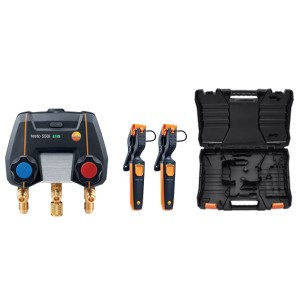 testo 550i Smart Manifold Set - Wireless Temp Probes & Case