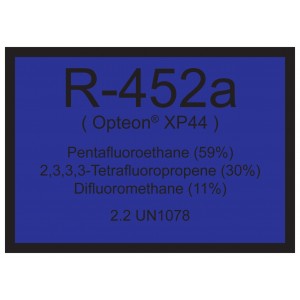 Refrigerant ID Labels (pack 10) 75 x 100mm - 