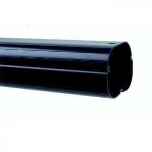 Inaba Denko Black 75mm Straight Trunking 2M