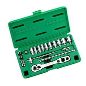 20 Piece Socket Set Metric Sizes