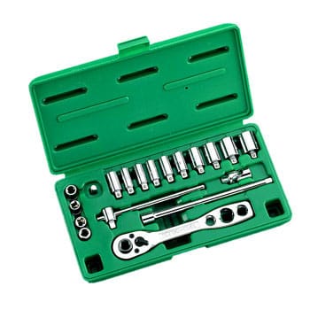 20 Piece Socket Set Metric Sizes
