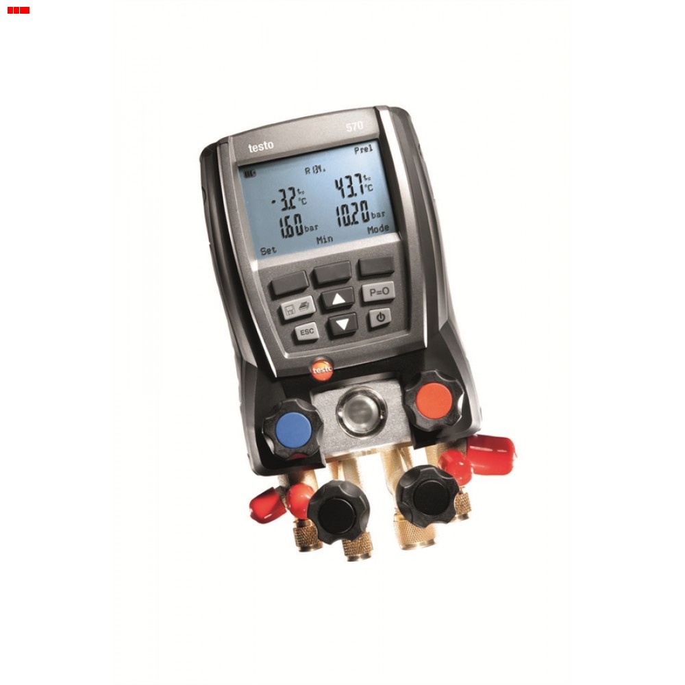 Testo 570-1  4 Way Digital Manifold - Image 3