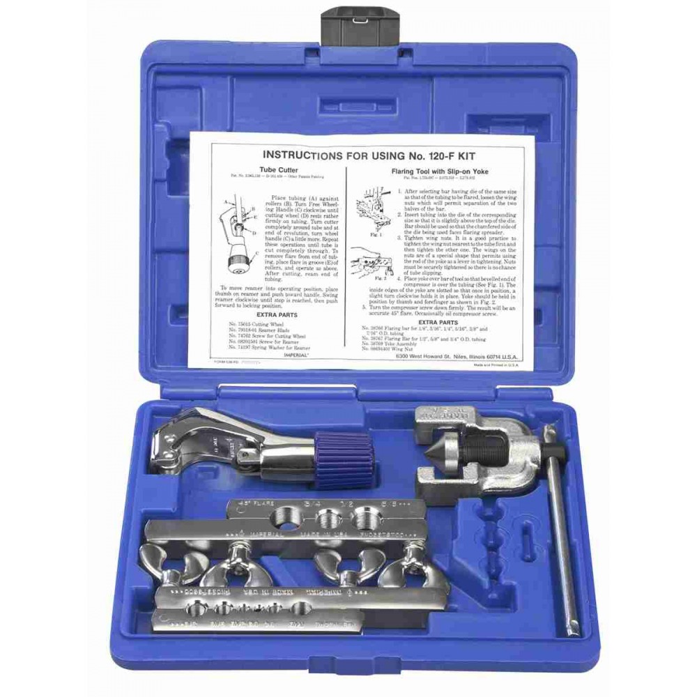 Imperial Flaring & Cutting Kit 45 Deg 1/8 - 3/4