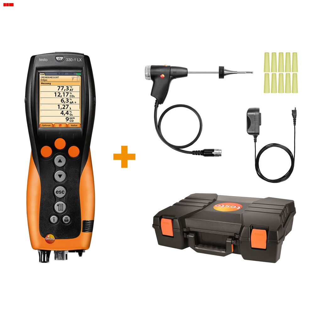 330-1 LX Anniversary Flue Gas Analyser (Stand