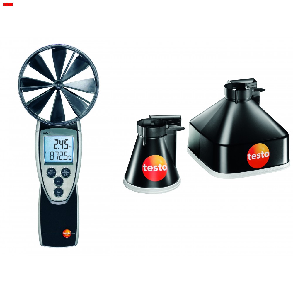 testo 417 - Vane Anemometer (plus Funnel set)