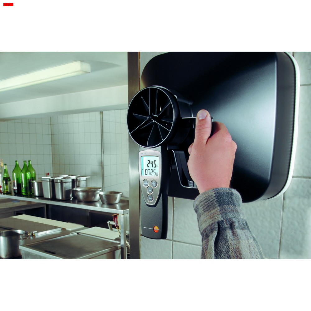 testo 417 - Vane Anemometer (plus Funnel set) - Image 3