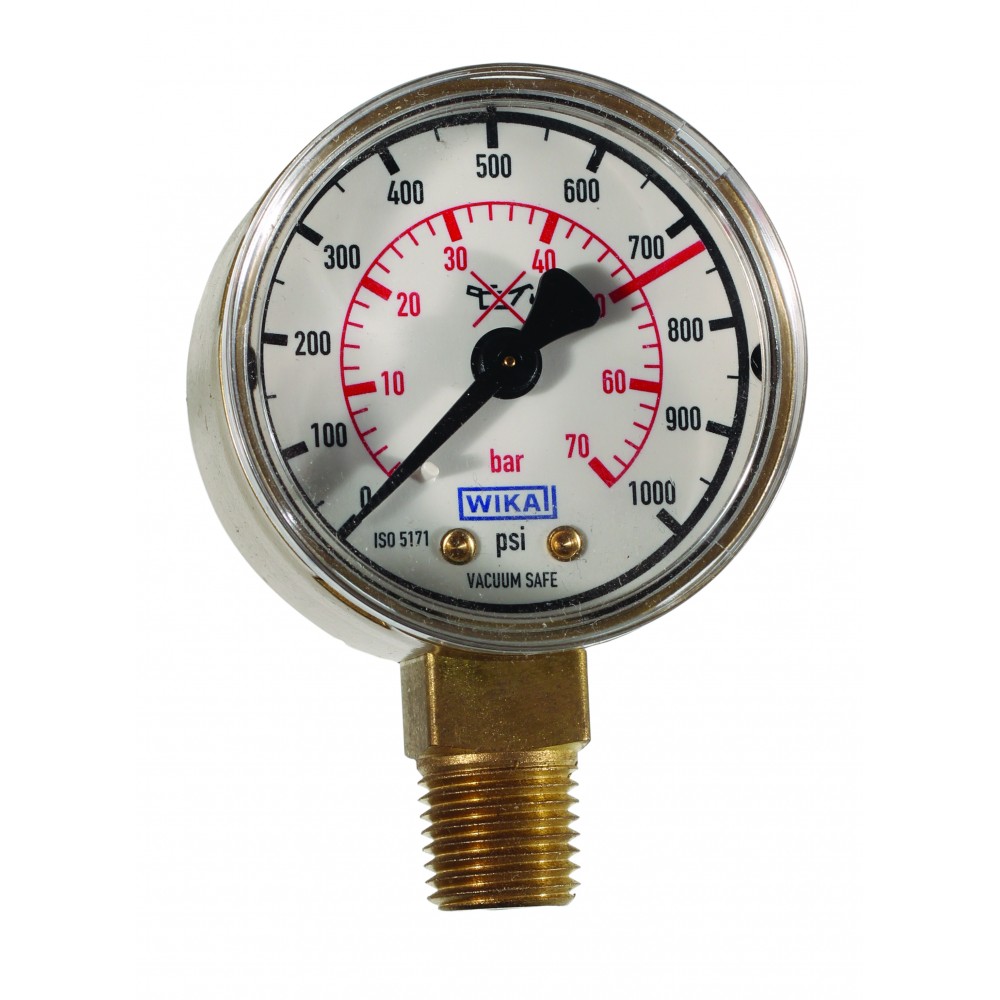 Pressure Gauge to suit GA750(new style) 1/4 BSP 0-70 bar