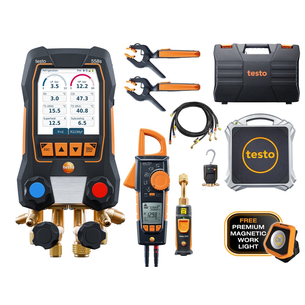Testo 558s Heat Pump Kit + Hoses - Image 2