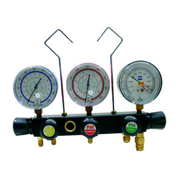 5 Way Manifold 80mm Gauges ( R22 134 404 & 40