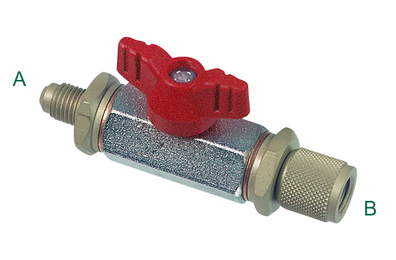 Line Ball Valve Only Red