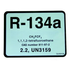 Refrigerant ID Labels (pack 10) 75 x 100mm -