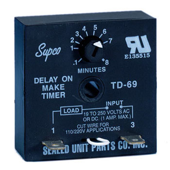 TD73 delay on break adjustable timer
