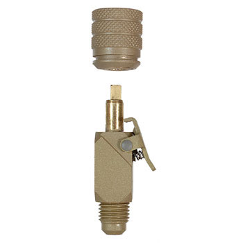 Straight Coupler (45?ø Flare) 1/4? female x 1/4? female