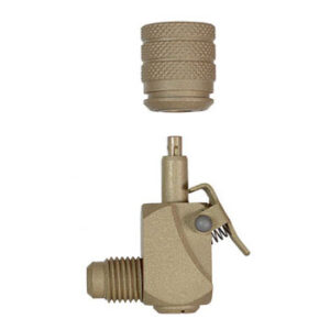 90ø Elbow Coupler (45ø Flare) 1/4? female x 1/4? male