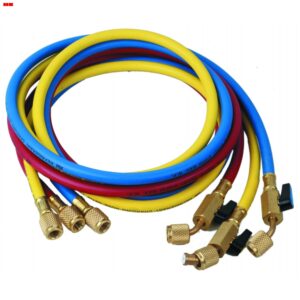 72" R410a Hose Set With Ball Valves 5/16