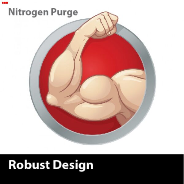 RX WELD Nitrogen Purge Tool - HVAC Brass Regulator For Brazing And Purging, Red