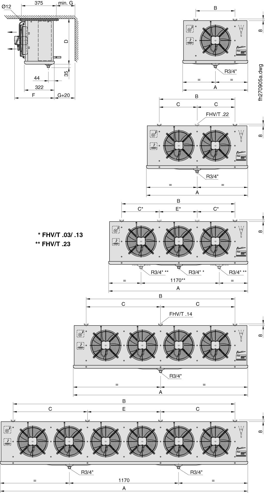 FHV412 Roller Evaporator 3866w - Image 7