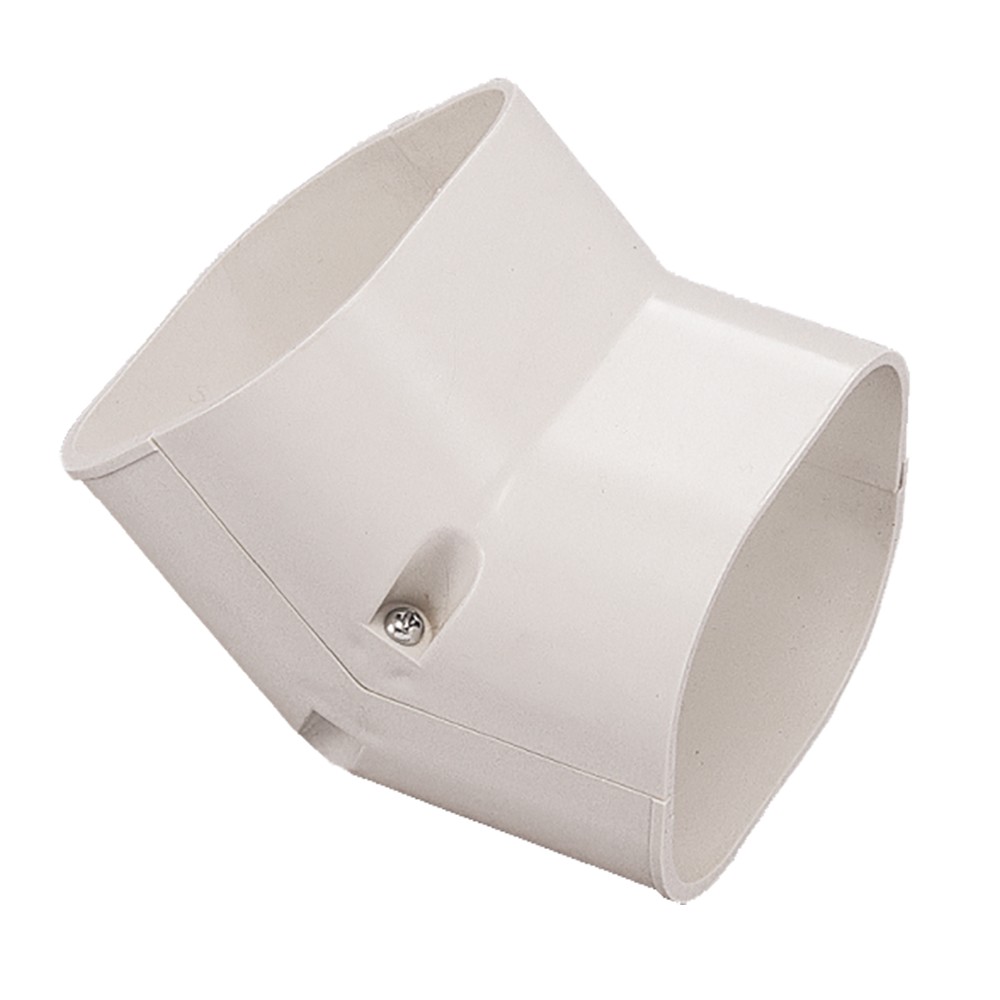 Inaba Denko Slimduct - 100mm 45 Deg Elbow Bend - White