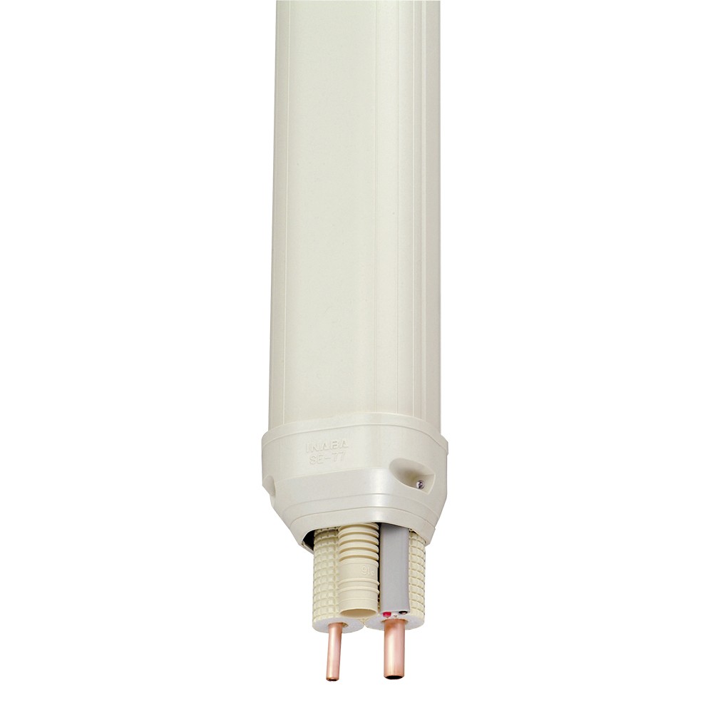 Inaba Denko Slimduct - 100mm Duct End - White