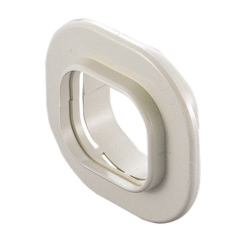 Inaba Denko Slimduct - 100mm Wall Rossette White