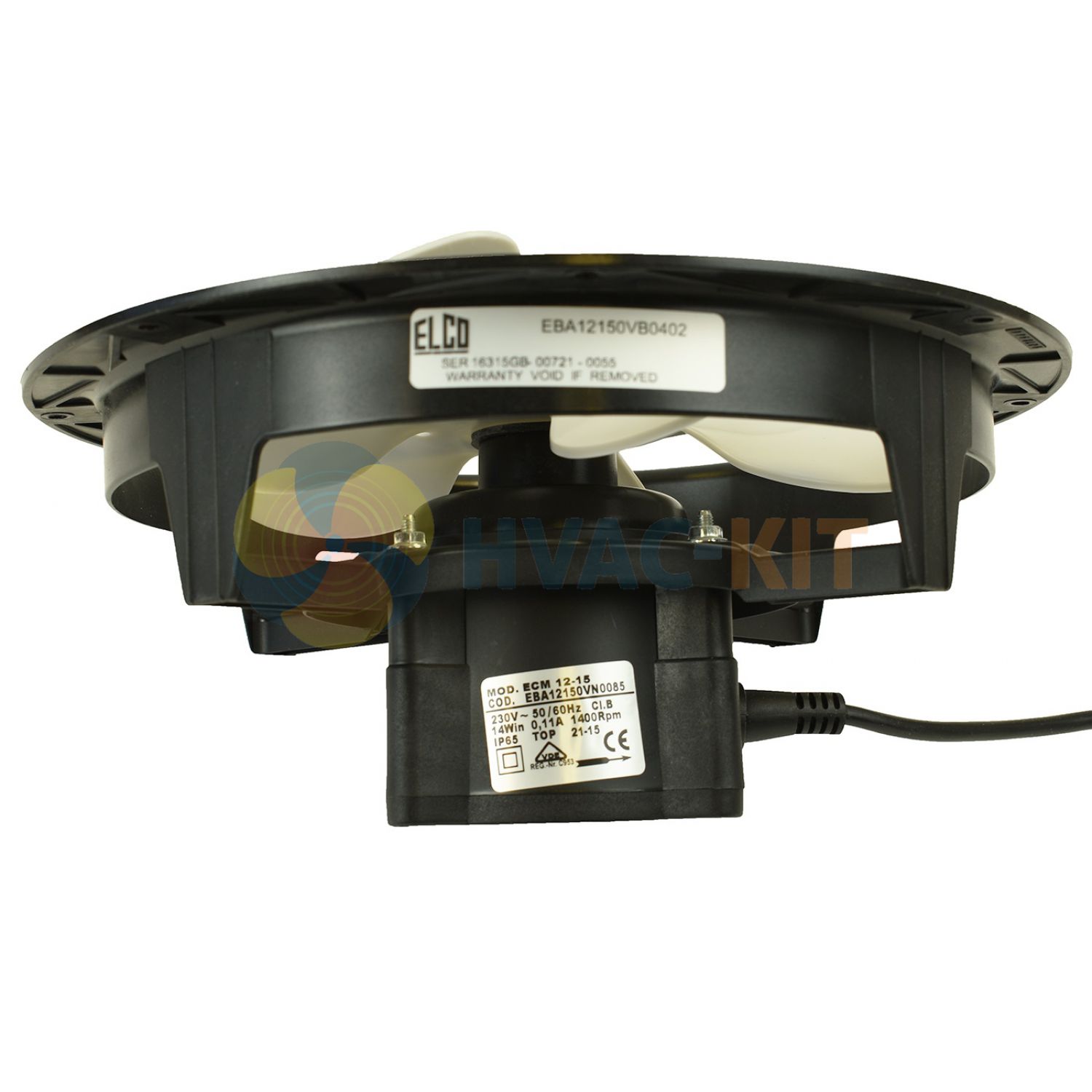 EBA12150VB0402 Ring Mount Axial Fan Sucker - Image 2