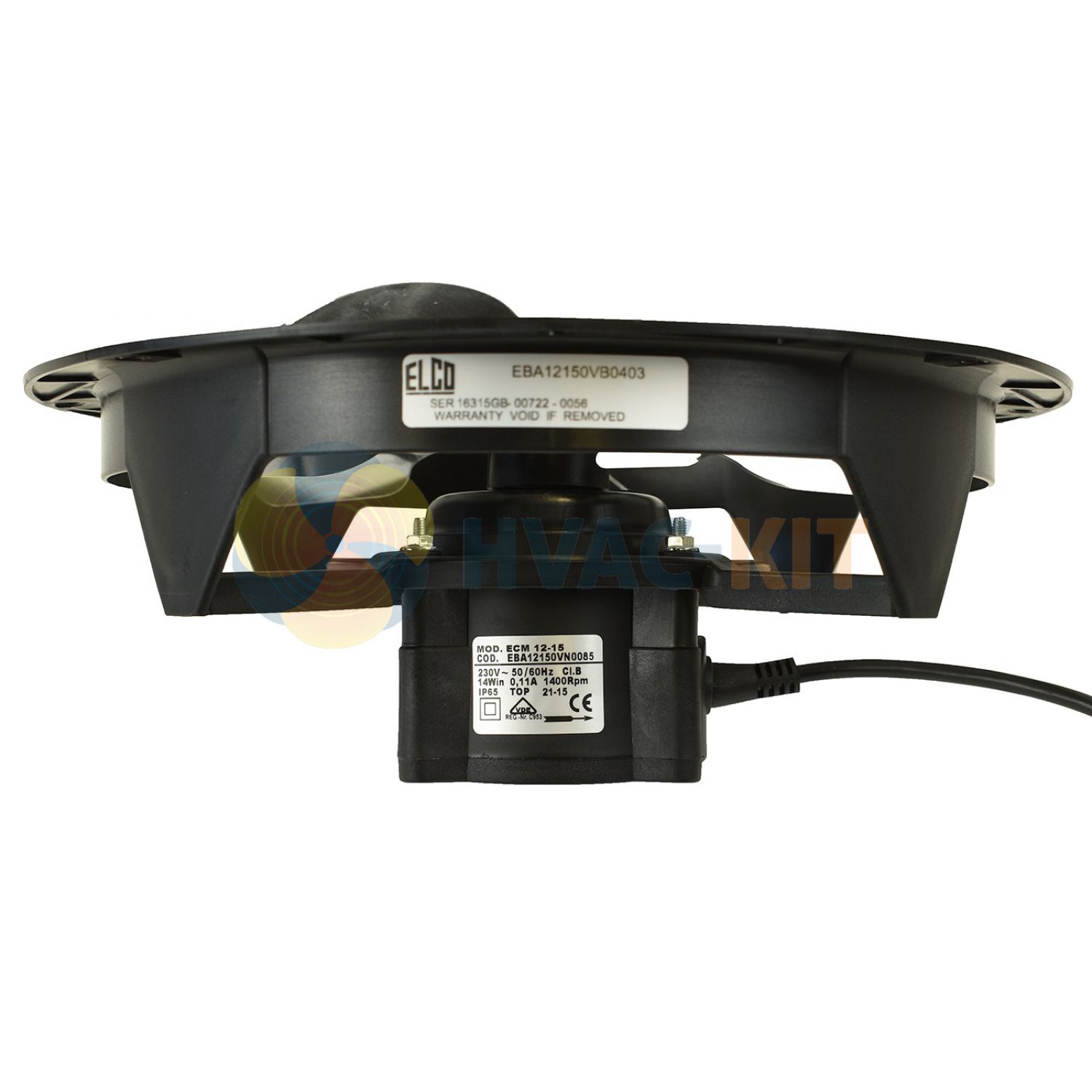 EBA12150VB0403 Ring Mount Axial Fan Sucker - Image 2