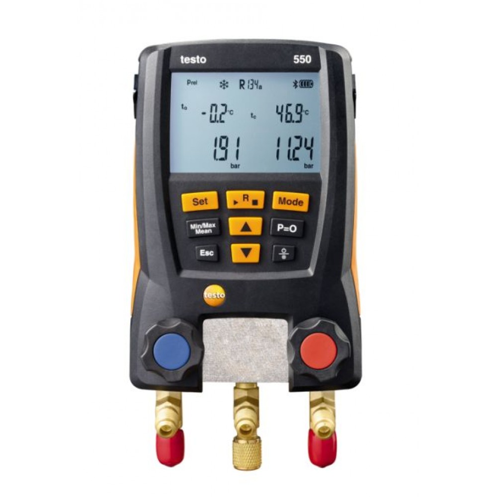 testo 550 - Digital Manifold Set (Bluetooth) no sight glass)