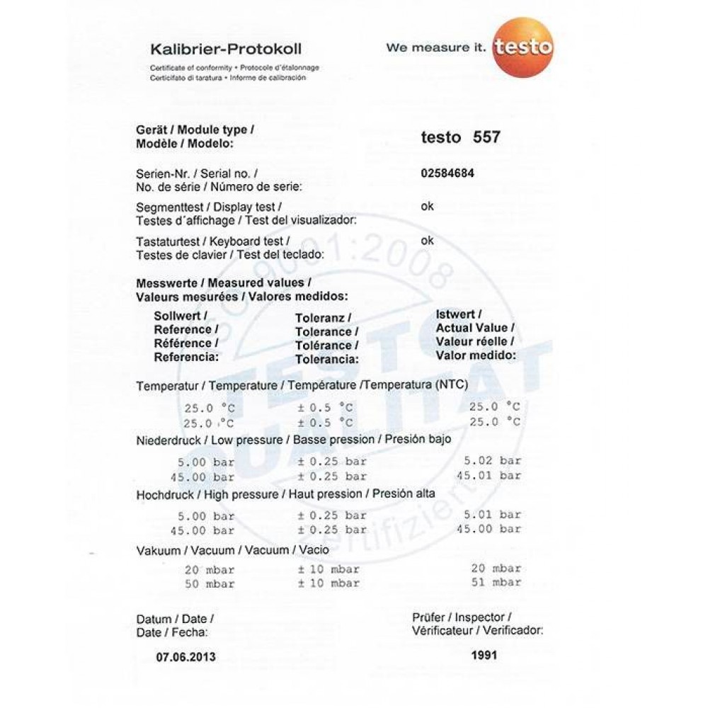 testo 550 - Digital Manifold Set (Bluetooth) no sight glass) - Image 6