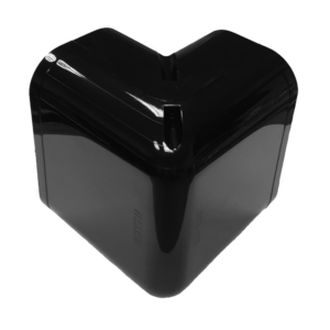 ASHP Duct External Corner 140mm - BLACK - J