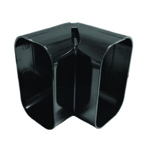 ASHP Duct Internal Corner 140mm - Black