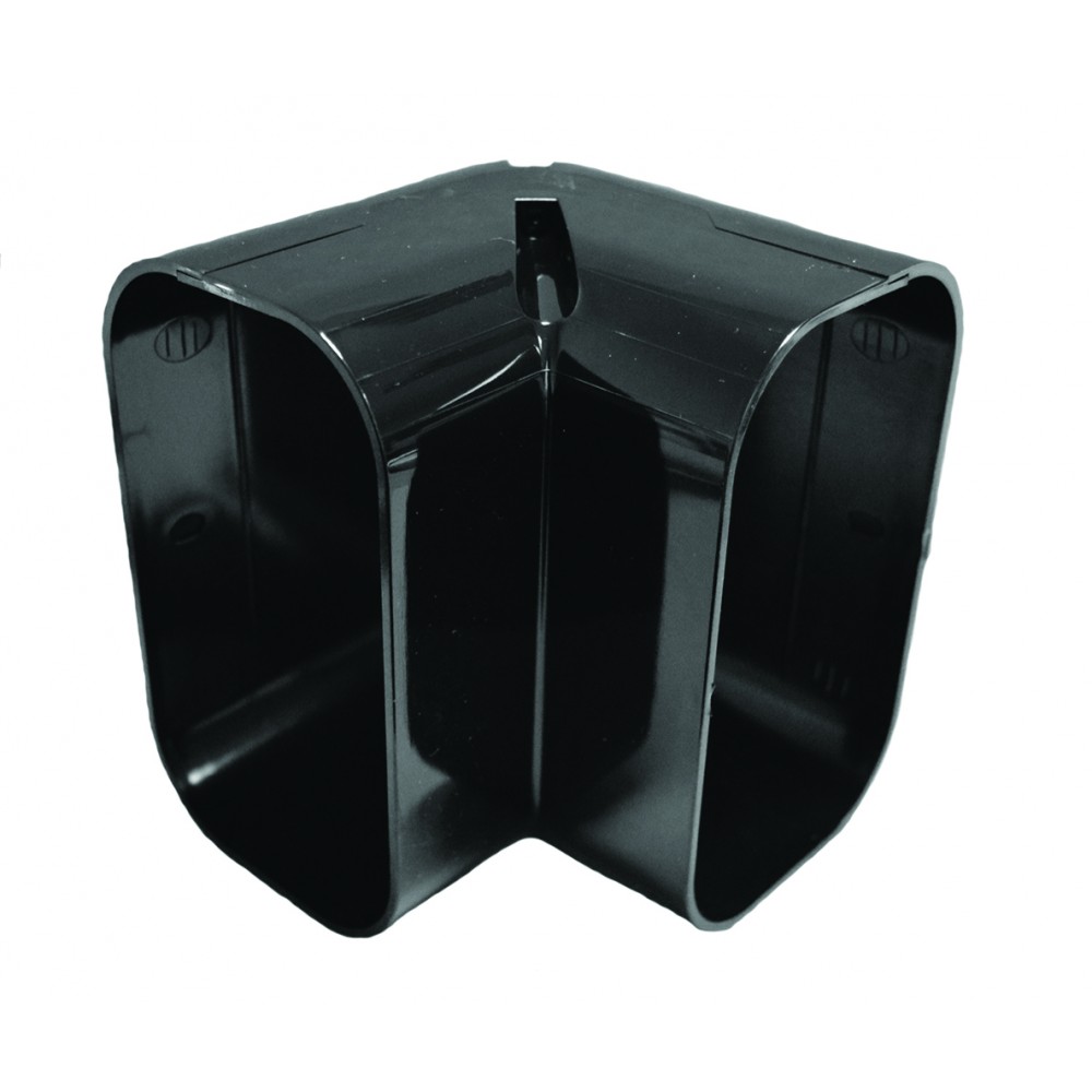 ASHP Duct Internal Corner 140mm - Black