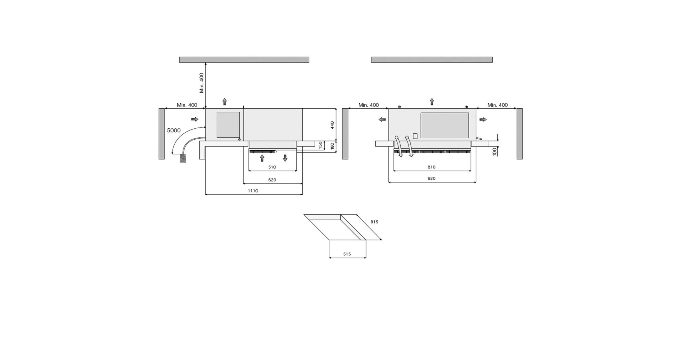SFL020 P001 Rivacold Ceiling Mounted Chiller 1ph- Nom: 2142 W - Image 2