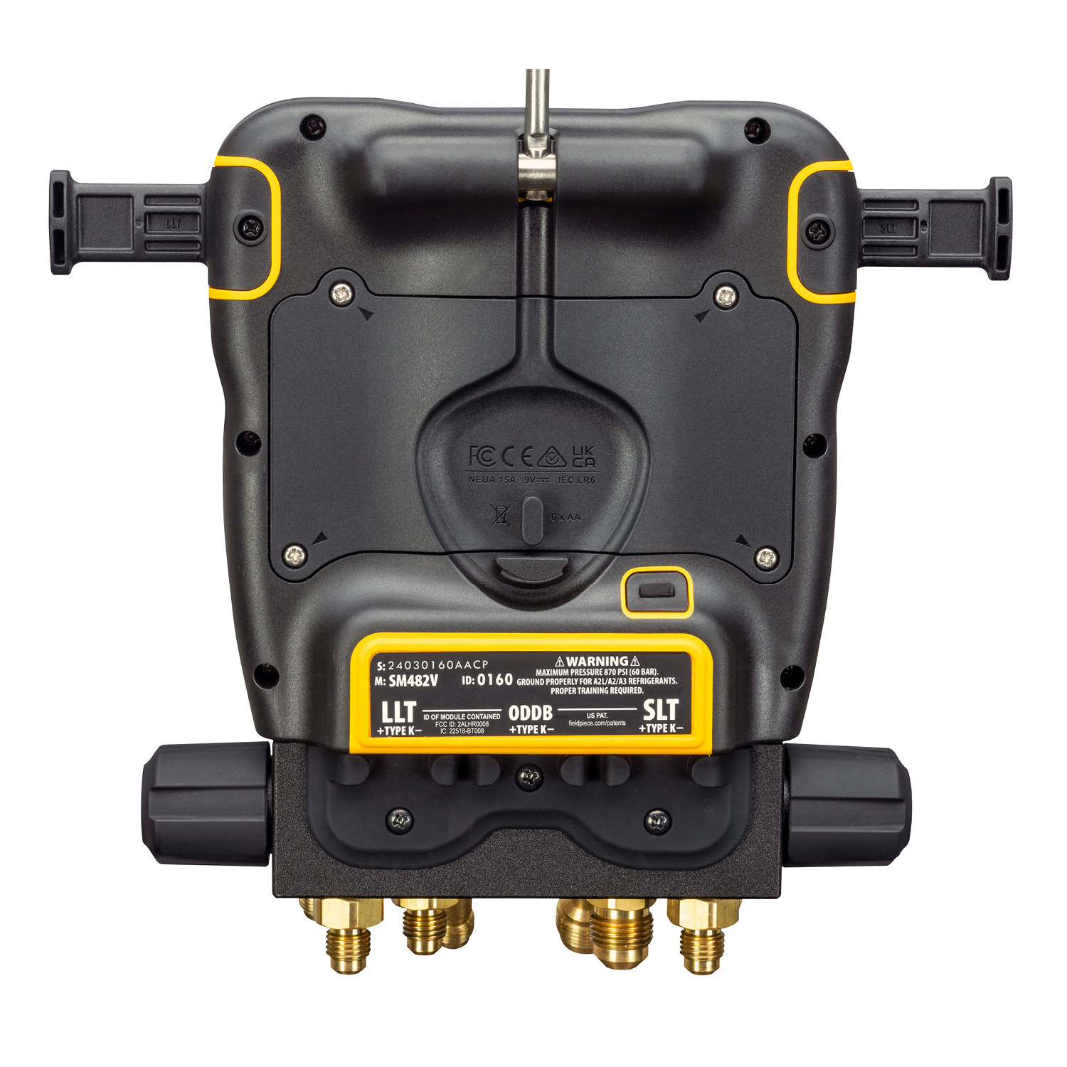 Fieldpiece SM482VINT 4 Port SMAN Manifold With Micron Gauge - Image 2