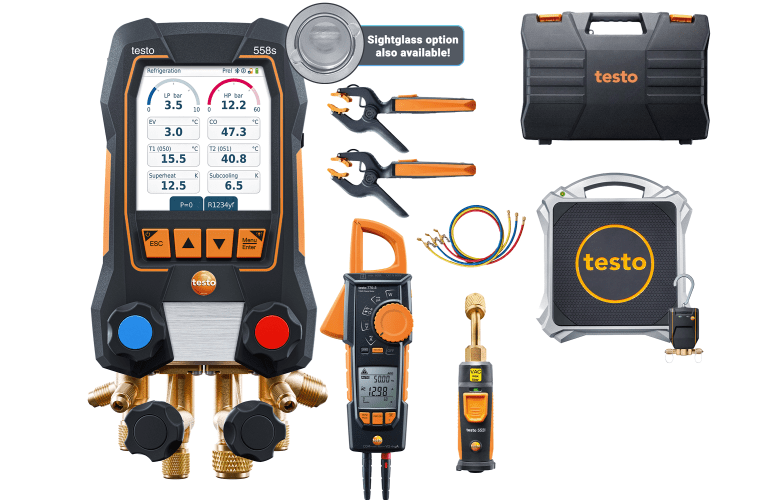Testo 558s Heat Pump Kit + Hoses
