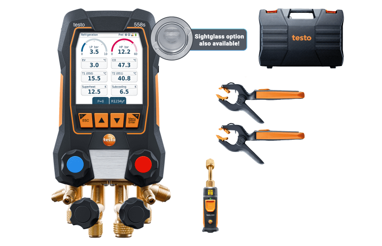 Testo 558s Smart Vacuum Kit + Hoses