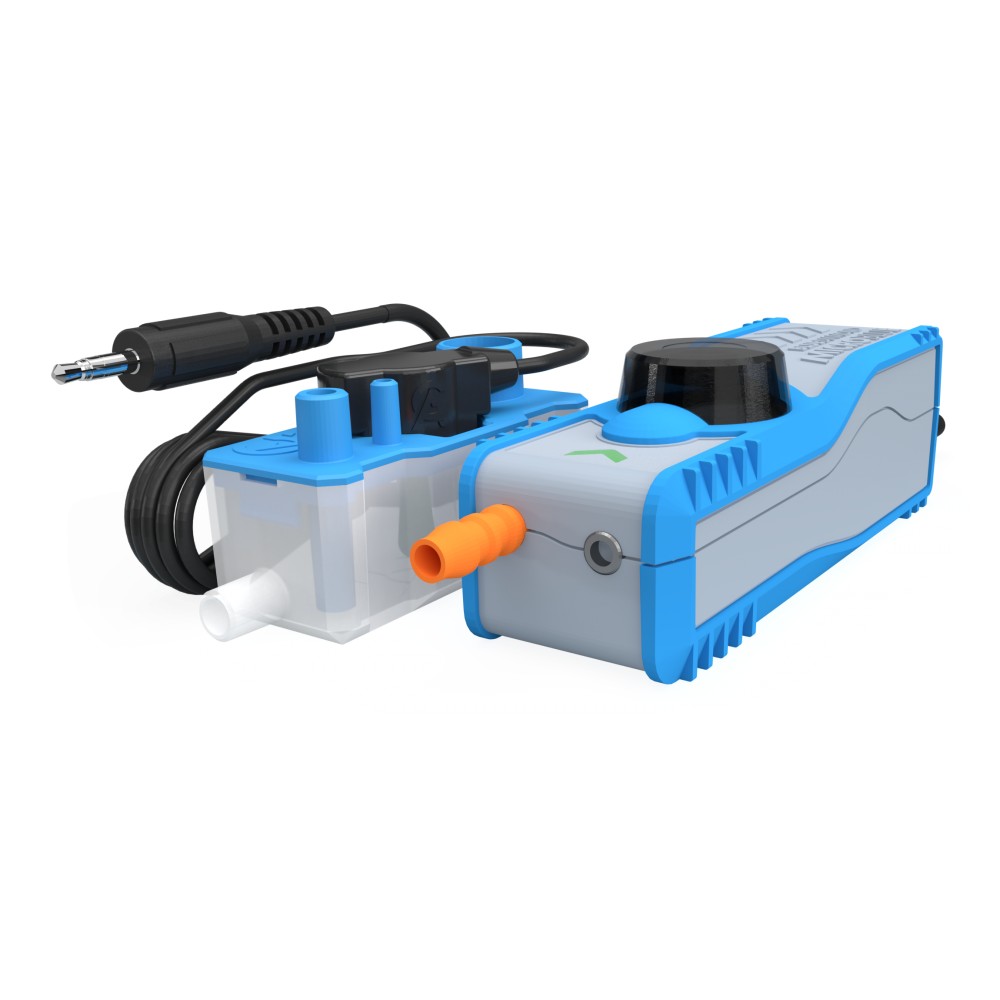 Micro Blue Condensate Pump with White Ducting kit - Image 2