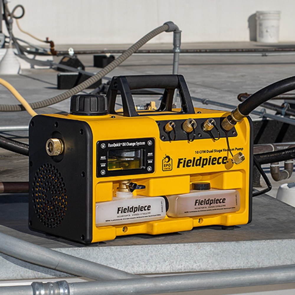 Fieldpiece Runquick VPX7UK 10cfm Vacuum Pump 110v - Image 2