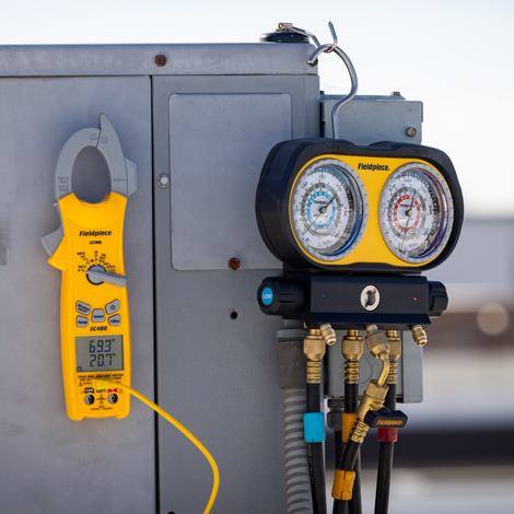 Fieldpiece Analogue Manifold A2L 3-port R410a/R454B R32/R22 - Image 3